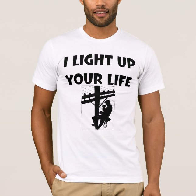 T-shirt d'électricien (Devant)