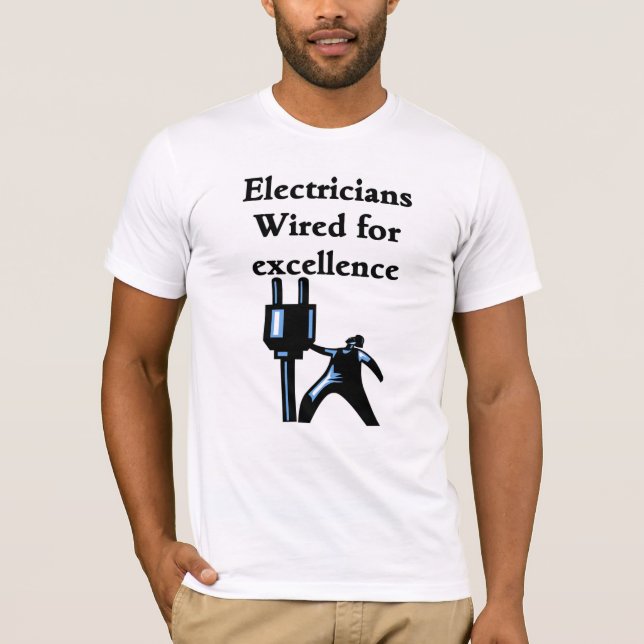 T-shirt d'électricien (Devant)