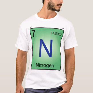 T-shirt d'élément de l'azote (n) - avant seulement
