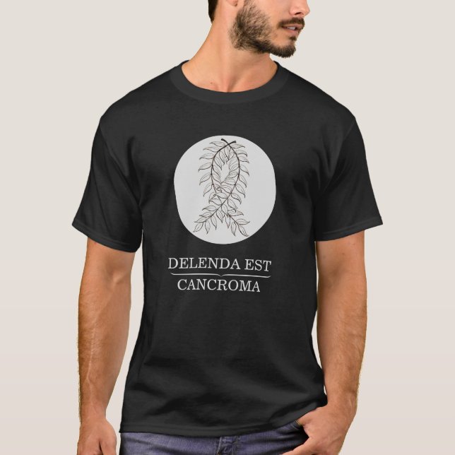 T-shirt Delenda est Cancroma (Devant)