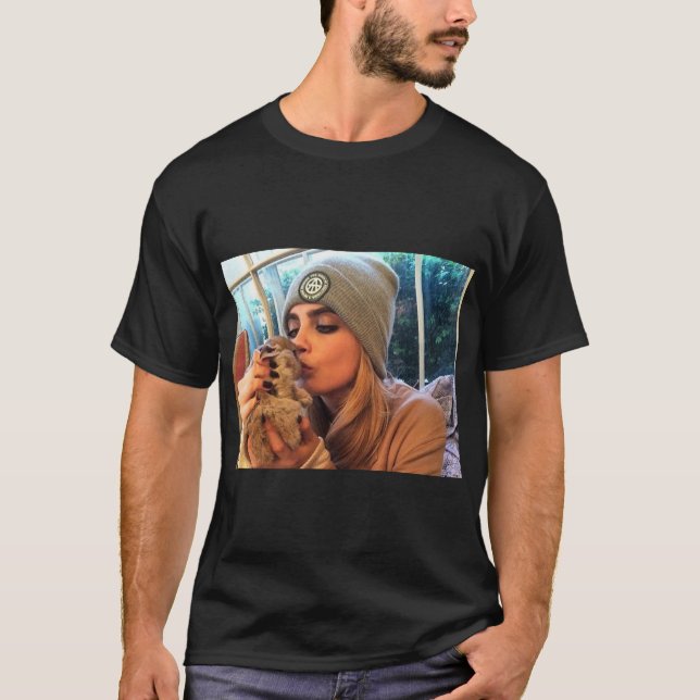 T-shirt Delevingne de Cara (Devant)
