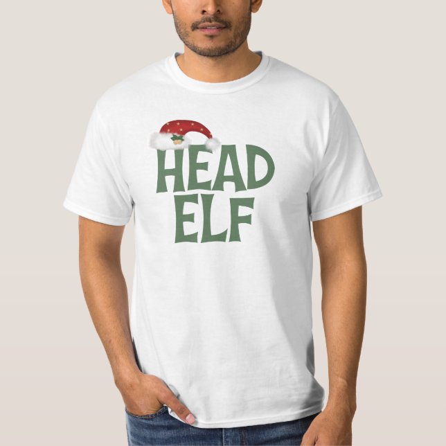 T-shirt d'elf de Noël (Devant)