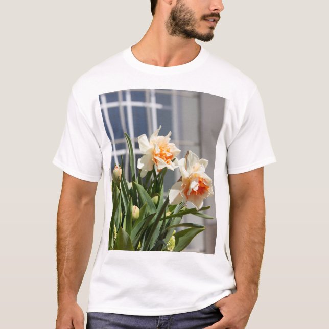 T-shirt Délicat mignon daffodils printemps (Devant)