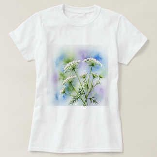 T-shirt Delicate white flowers