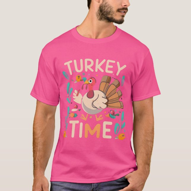 T-shirt Délice de Thanksgiving à la dinde (Devant)