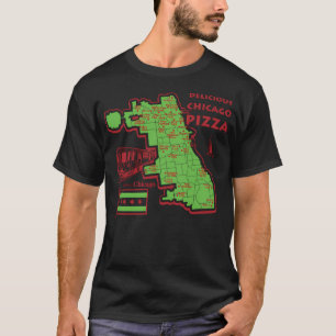 T-shirt Délicieux Chicago Pizza