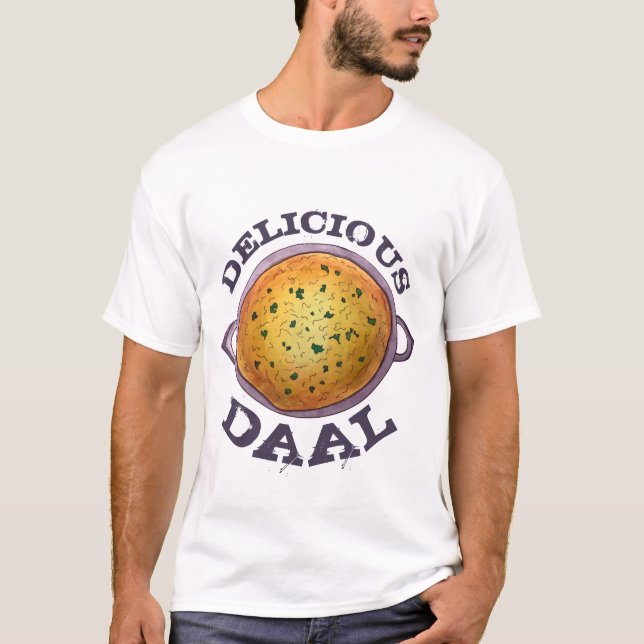 T-shirt Délicieux Daal végétarien indien Red Lentil Dal (Devant)