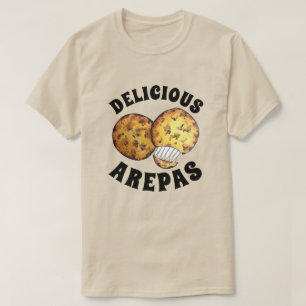 T-shirt Délicieux fromage Maize Arepas cuisine sud-américa