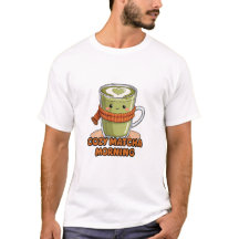 Délicieux Matin Matcha Thé Vert Automnal Mignon