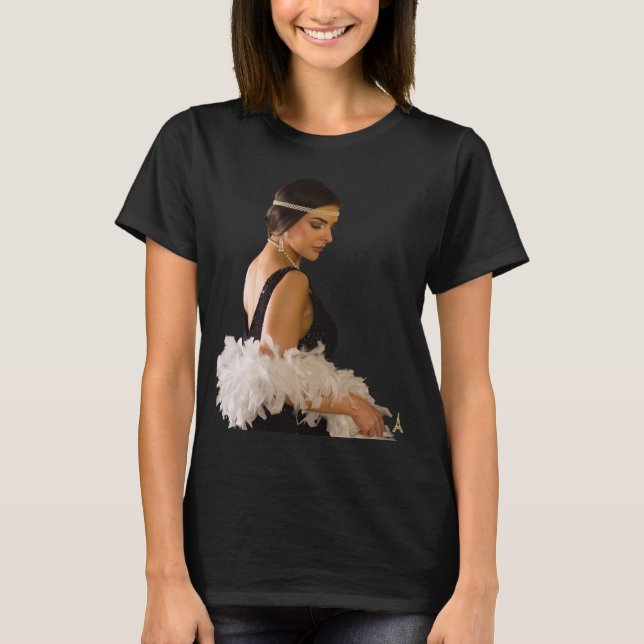 T-shirt Delicious Diva Collection. (Celeste) (Devant)