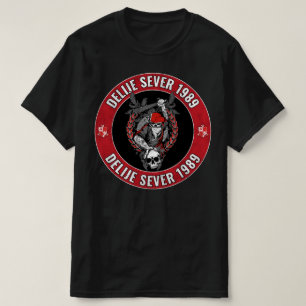 T-shirt Delije Sever 1989 Étoile Rouge Blanc