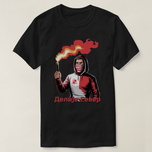 T-shirt Delije Sever Torche  (Design devant)