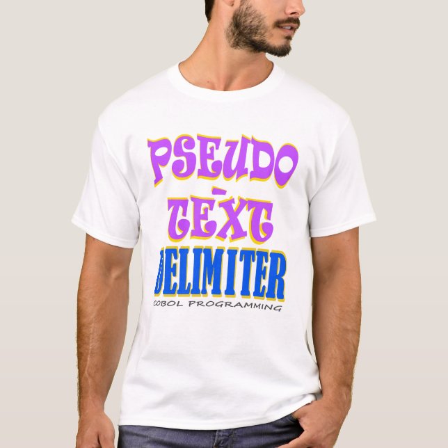 T-shirt Délimiteur de pseudo-texte dans la programmation C (Devant)