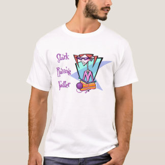 T-shirt délirant rigide de tricoteuse