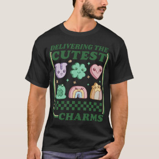 T-shirt Delivering Cutest Lucky Charms St Patricks Labor D