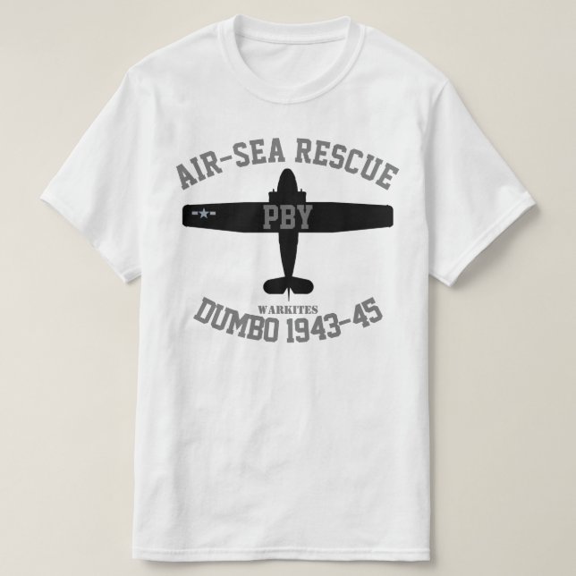T-shirt Délivrance aéro-maritime PBY de Warkites (Design devant)