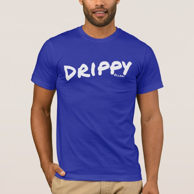 T-Shirt d'Elleki Drippy (Blanc) (Devant)