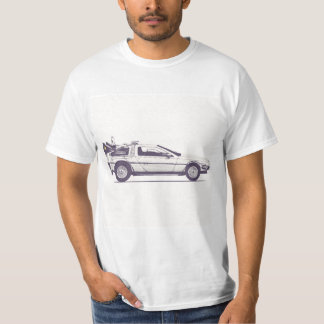 T-shirt Delorian de volviendo al futuro