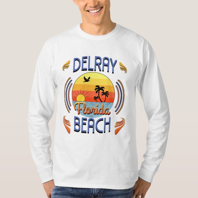 T-shirt Delray Beach, Floride (Devant)