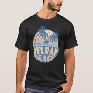 T-shirt Delray Florida Beach Surf Vacances d'été Vintage