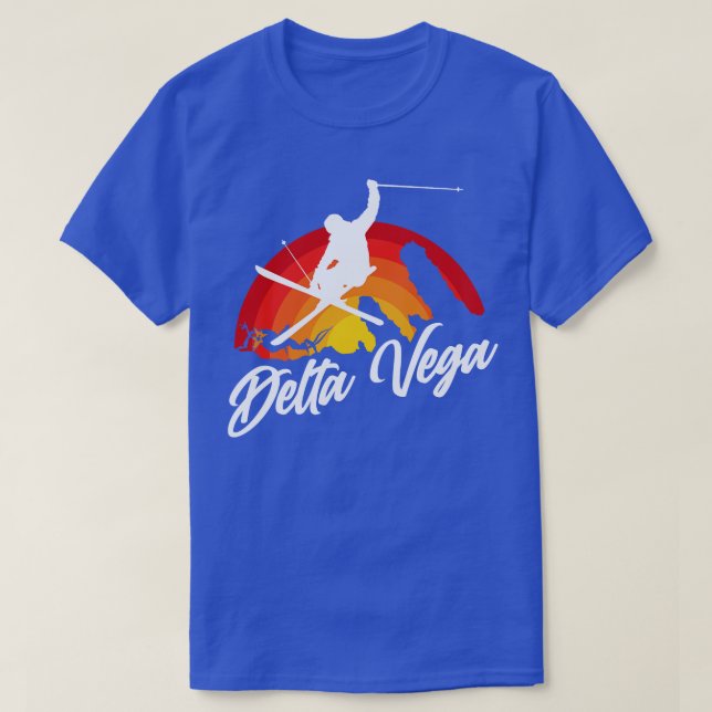 T-shirt Delta de ski Vega (Design devant)