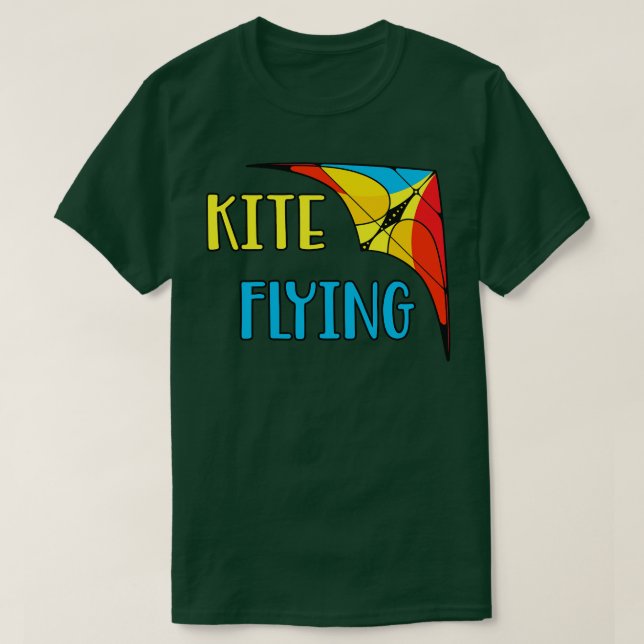 T-shirt Delta Glider Hang Glider Stunt Kite (Design devant)