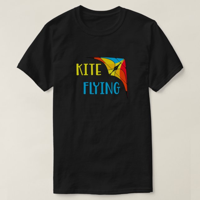 T-shirt Delta Glider Hang Glider Stunt Kite Cadeau (Design devant)
