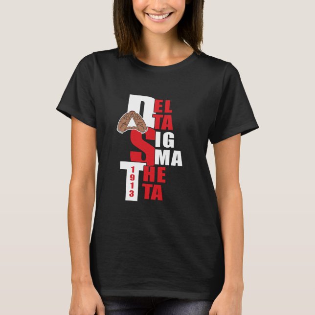 T-shirt Delta Sigma Theta Sorority Paraphernalia, Delta 19 (Devant)