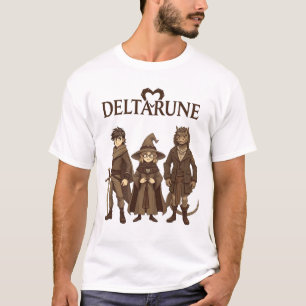 T-shirt Deltarune : Kris, Susie, Ralsei