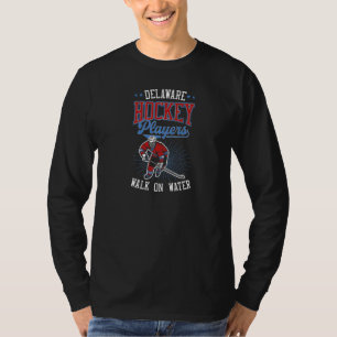 T-shirt Delware Joueurs De Hockey Marcher Sur L'Eau Amour