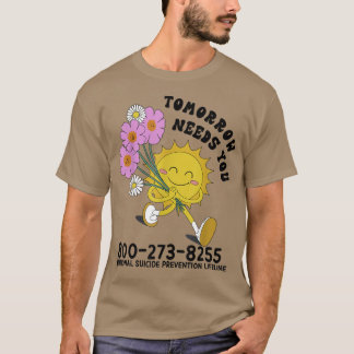 T-shirt Demain aura besoin de vous Santé mentale Sensibili