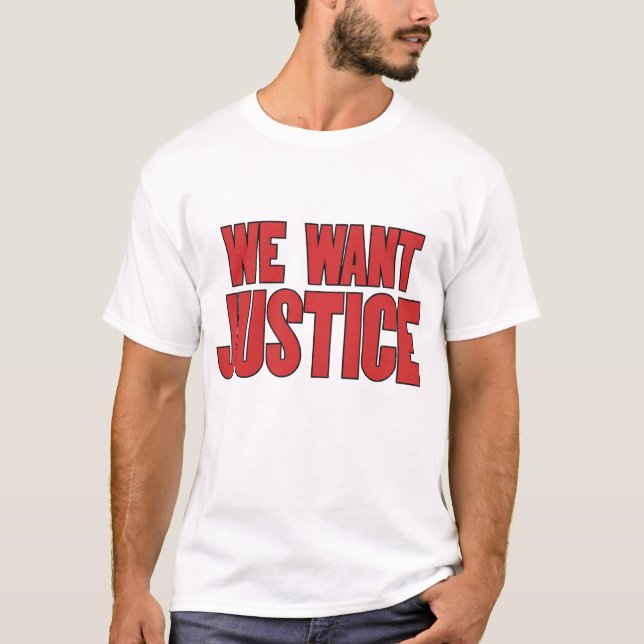 T-shirt Demande de justice (Devant)
