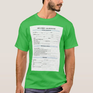 T-shirt demande d'emploi en costume d'Halloween amis drôle
