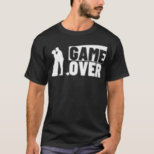 T-shirt Demande en mariage Game Over Enterrement de vie de