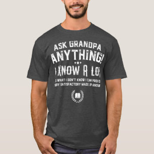 T-shirt Demander à grand-père tout drôle Fête des pèr