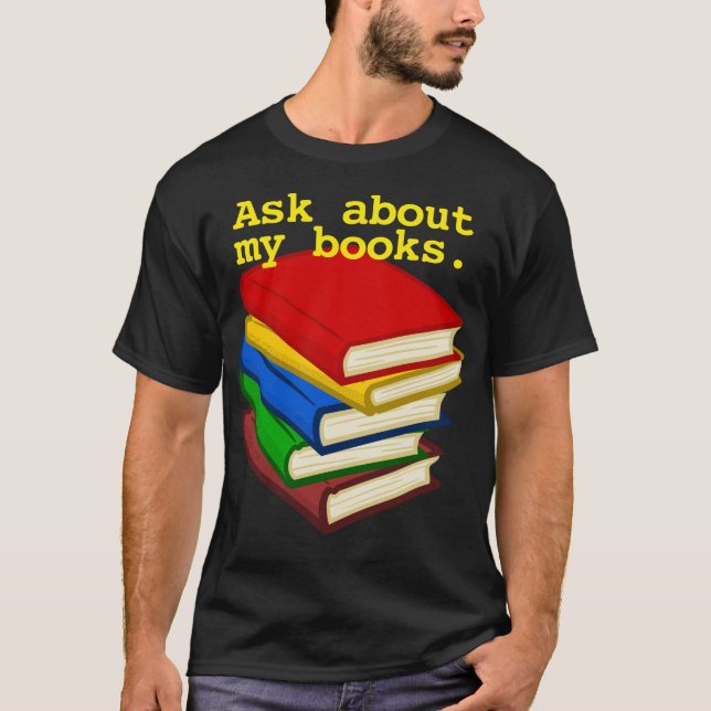 T-shirt Demander mes livres (Devant)