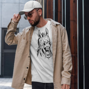 T-shirt Demander un Cheval de Rire