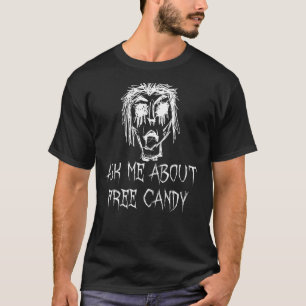 T-shirt Demandez-moi à propos de Candy Halloween Costume W