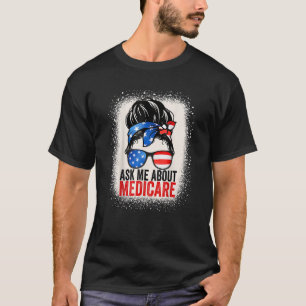 T-shirt Demandez-moi à propos de l'agent de courtage d'ass