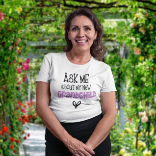 T-shirt Demandez-Moi À Propos De Ma Nouvelle Parties scint