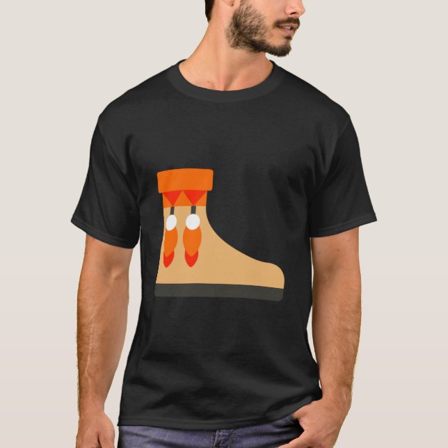 T-shirt Demandez-moi à propos de mes mocassins chaussure e (Devant)