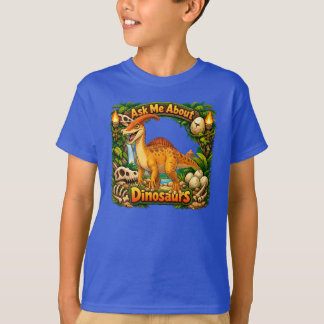 T-shirt Demandez-moi à propos des dinosaures - Parasaurolo