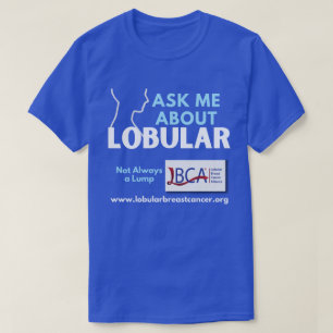 T-Shirt — Demandez-moi à propos du cancer du sein