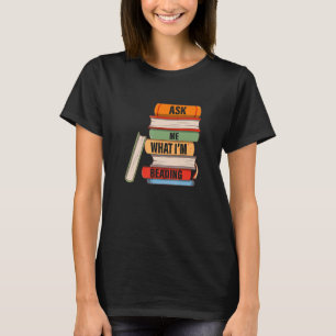 T-shirt Demandez-moi ce que je lis Réserver Vêtements