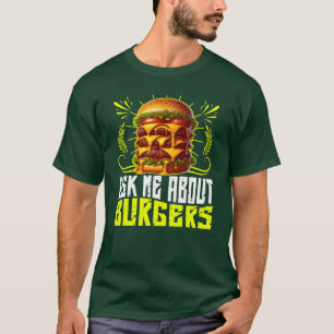 T-shirt demandez-moi des burgers