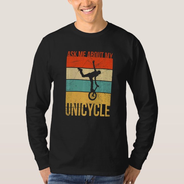 T-shirt Demandez-Moi Mon Devis Unicycle Pour Un Débit Unic (Devant)