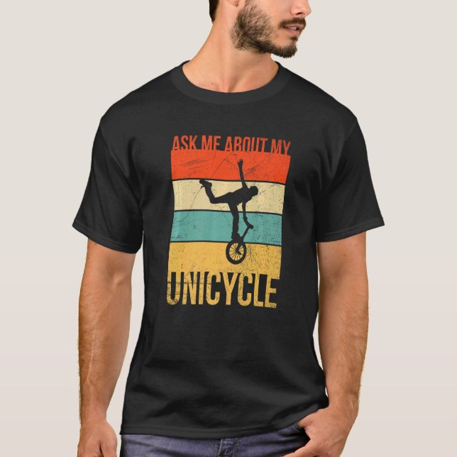 T-shirt Demandez-Moi Mon Devis Unicycle Pour Un Débit Unic (Devant)