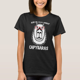 T-shirt demandez-moi plus sur capybaras capybara 1