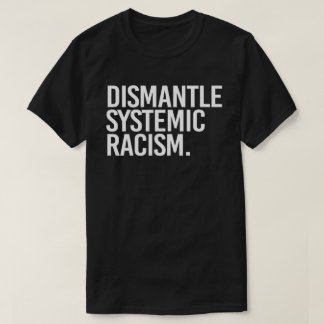 T-shirt Démanteler Racisme Systémique Sticker Rond Classiq