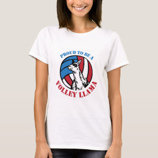 T-shirt Démarche assurée de lama de volée